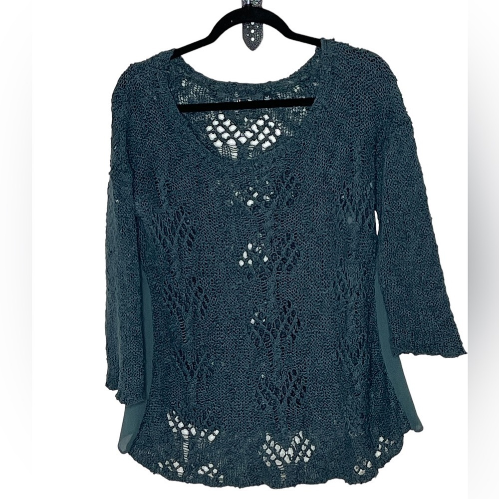 Anthropologie Knitted & Knotted Sweater Sz Small